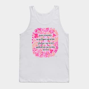 Pink Ombre - Always Remember Tank Top